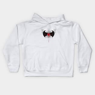 Red Heart of a Vampire ( Vampire Heart ) Kids Hoodie